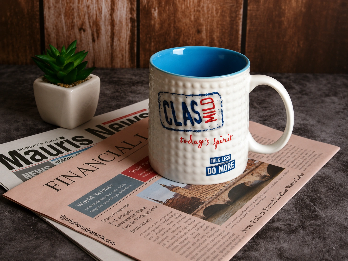 Pabrik mug keramik custom KERAMIKANO — dipercaya ratusan perusahaan