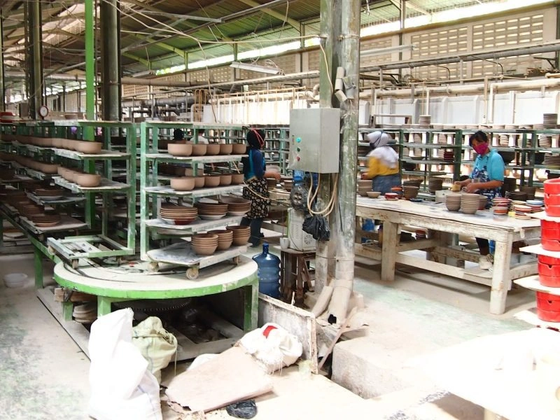 Piring keramik dan mangkok keramik berkualitas SNI KERAMIKANO